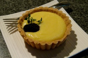 Orange Tyme Curd Tart