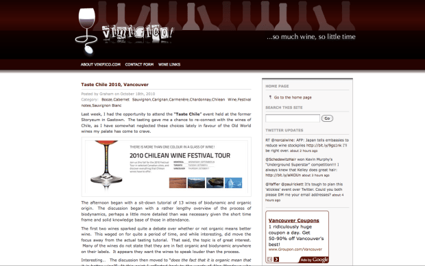 Vinifico - Vancouver Wine Blog