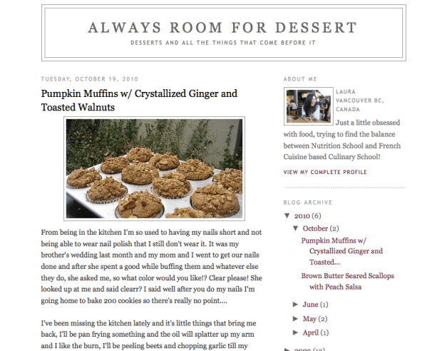 Always Room For Dessert