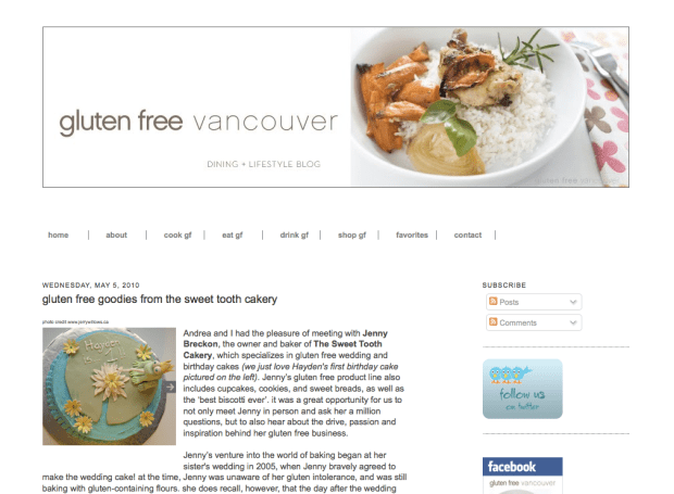 Gluten Free in Vancouver