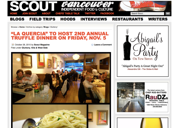 Scout Magazine: Gluttony Blog