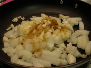 Onions and spice makes many things nice