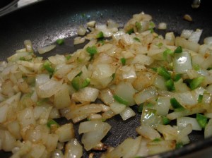 Continue to caramelize and add jalepeno