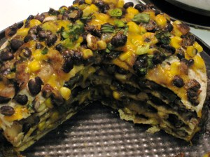 The finished product, easy to serve, and full of flavour!