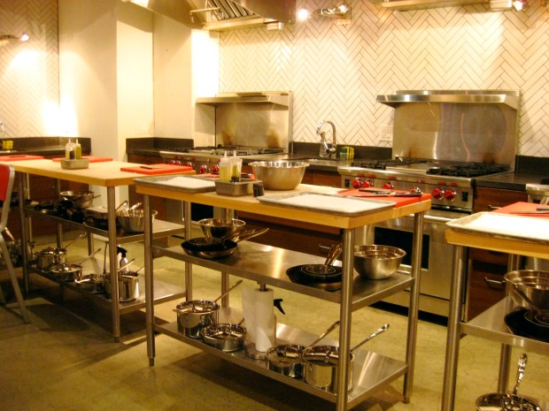 Kitchen classroom work stations