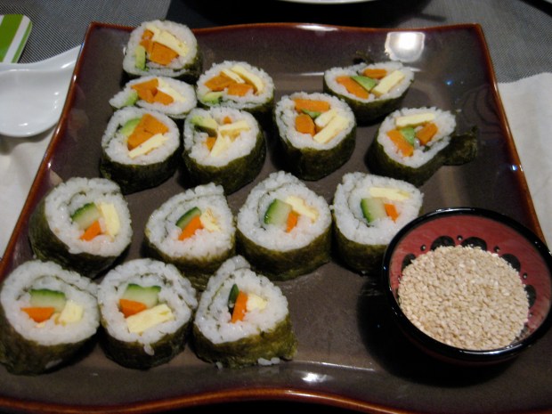 Make your own veggie rolls too!