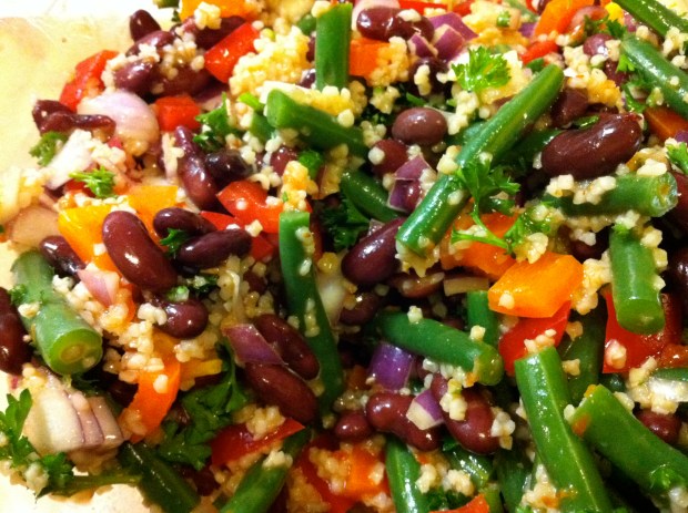 Beans & Bulgar salad