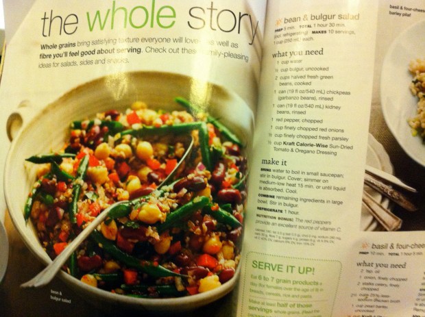 Beans & Bulgar salad, page 35