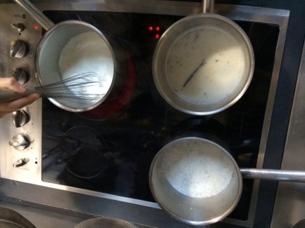 We share ovens and stove tops. #teamwork