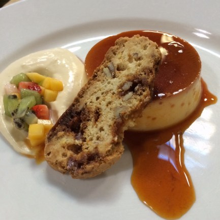 My first plated dessert.