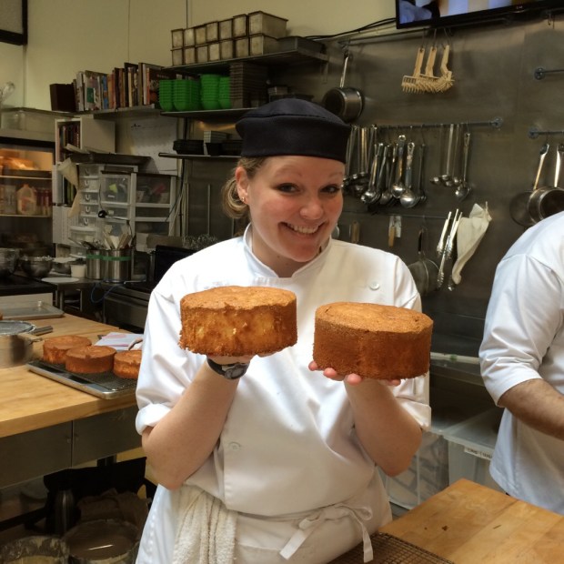 My first sponges! I was quite pleased to see they turned out well.