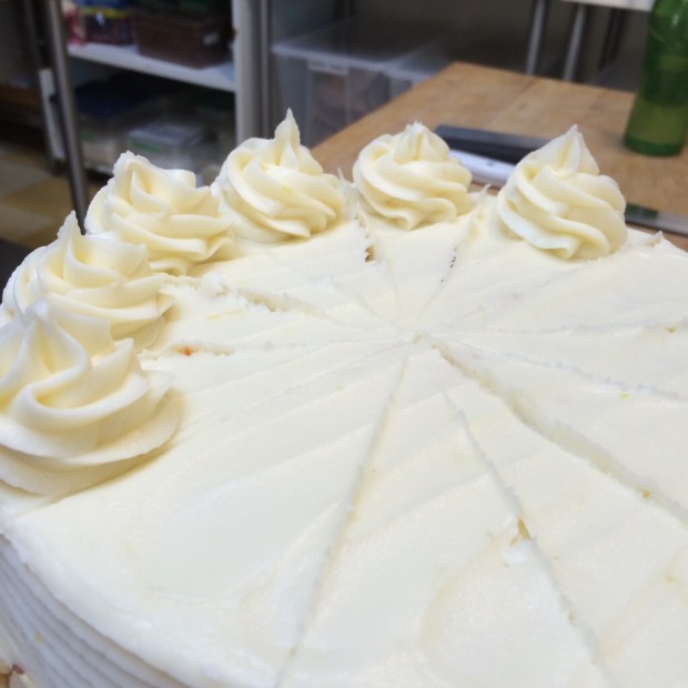 Cream cheese icing...