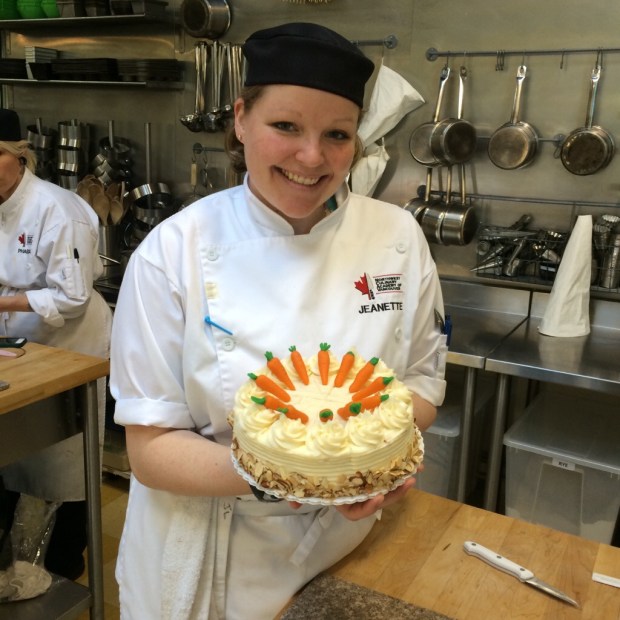 Once happy cake baker here. My delicious carrot cake.