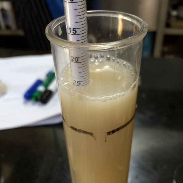 Oh yea, we learned how to measure the sugar concentration in sorbets, using this device - called a saccharometer. Sorbet only works when you have the right ratios of ingredients, hence this gadget.