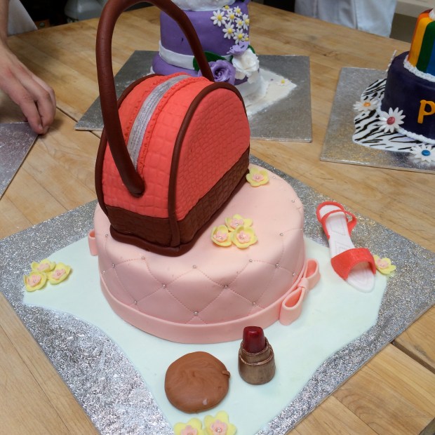 My Chef made this fashion / purse cake. 