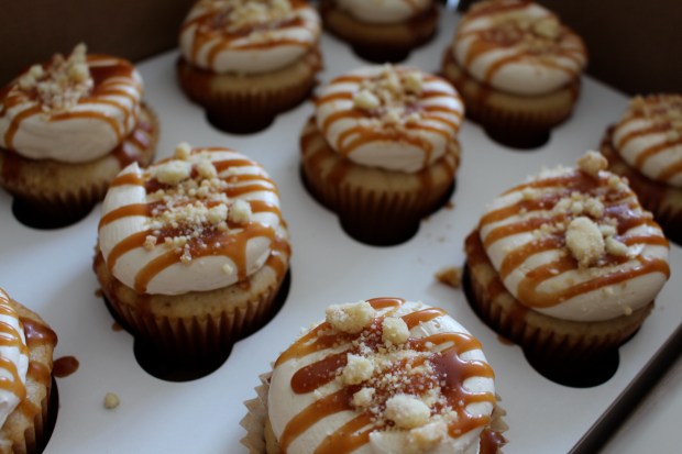 Apple Streusel cupcakes