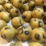 Chocolate chip cookie dough balls