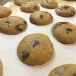 Fresh baked chocolate chip cookies, mini size!